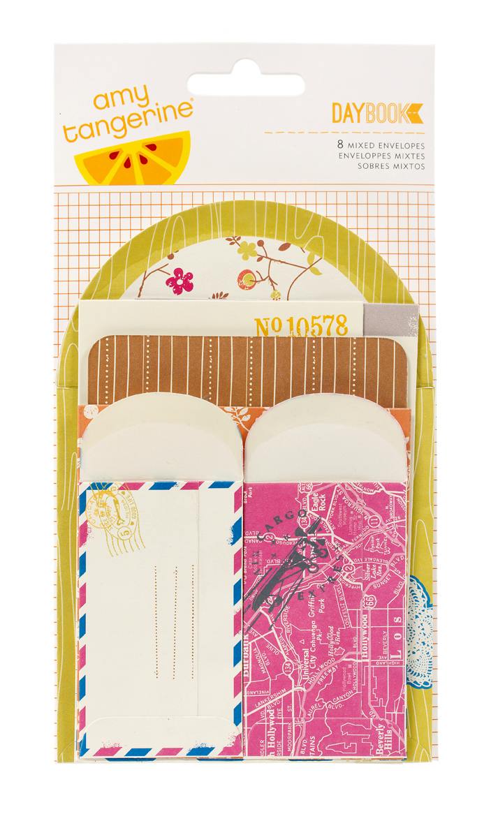 Daybook 8 Mixed Envelopes Amy Tangerine-