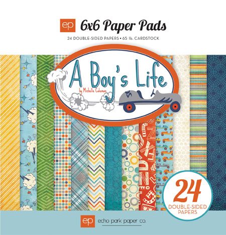 A Boy's Life 6x6 Pad-Boys Life; 6x6; Collection Pad