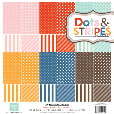 Dots & Stripes Homefront Collection Kit-Homefront;  Dots and Stripes; Collection Kit