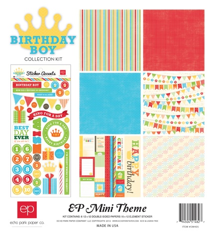 Birthday Boy Collection Kit-Birthday Boy; mini theme; collection kit