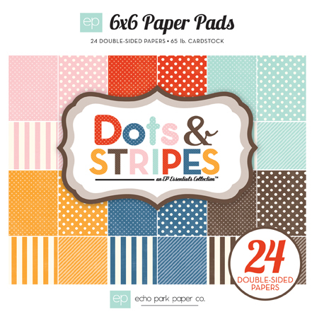 Dots & Stripes Homefront 6x6 Pad-Homefront; 6x6 Pad