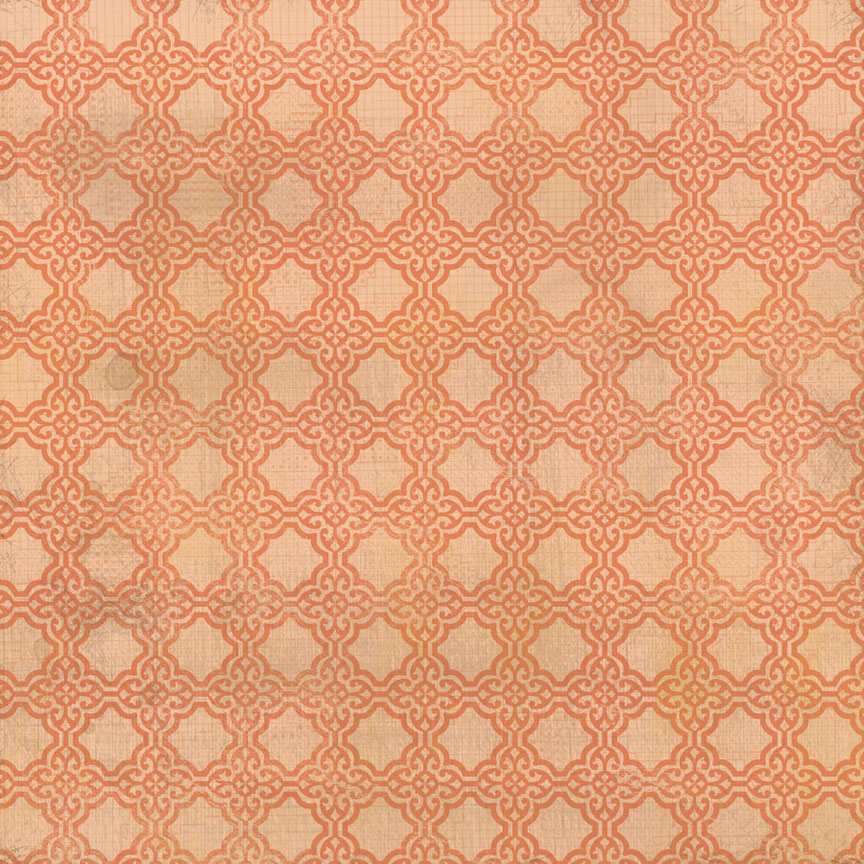 Party Tangerine 12x12 Paper-